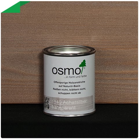 OSMO 1140 Агат серебро · Защитное масло-лазурь с эффектом серебра